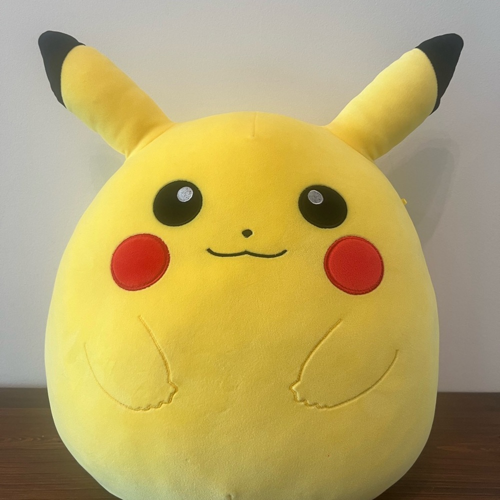 Pokemon Pikachu Squishmallow Plush 16" Inch Kellytoy NWOT